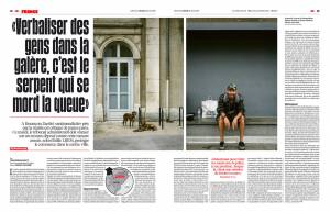 Pour le journal Libération