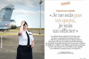 Colonel Anne Labadie pour La Croix Hebdo