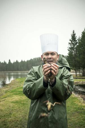 Jacques Barnachon, cuisinier, pour le journal Libération